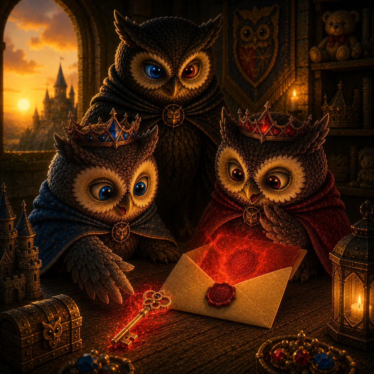 The trusting Prince reaching for a glowing key.