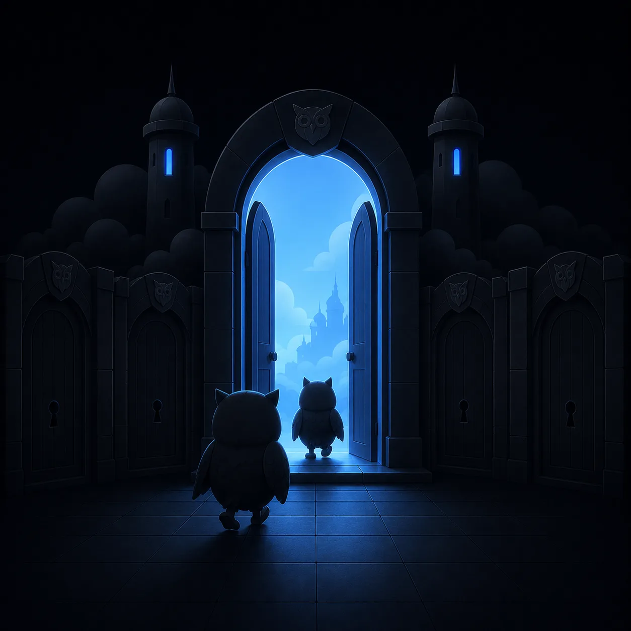 Long ago, the castle doors opened for any friendly-looking face.